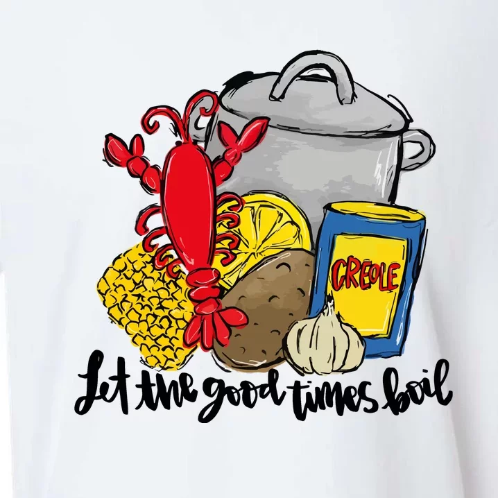 Let The Good Times Boil Crawfish Sueded Cloud Jersey T-Shirt