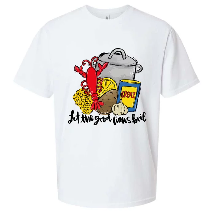 Let The Good Times Boil Crawfish Sueded Cloud Jersey T-Shirt