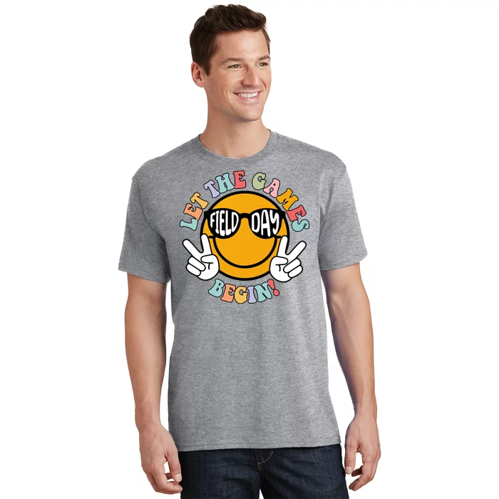 Let The Games Begin Field Day Smile Face T-Shirt