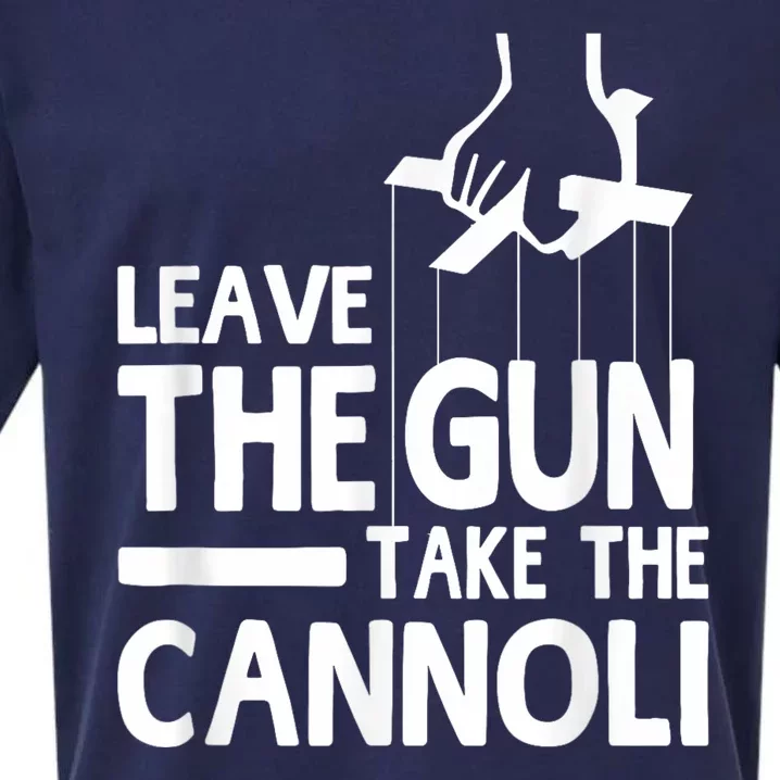 Leave The Gun Take The Cannoli Sueded Cloud Jersey T-Shirt