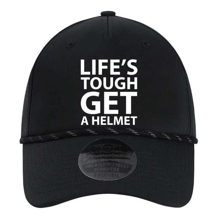 LifeS Tough Get A Helmet Man Funny Vintage Performance The Dyno Cap