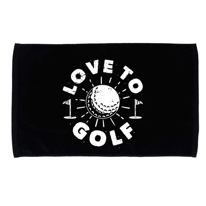 Love to Golf Microfiber Hand Towel