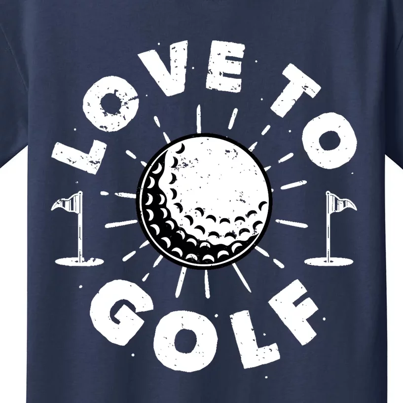 Love to Golf Kids T-Shirt