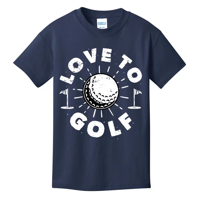 Love to Golf Kids T-Shirt