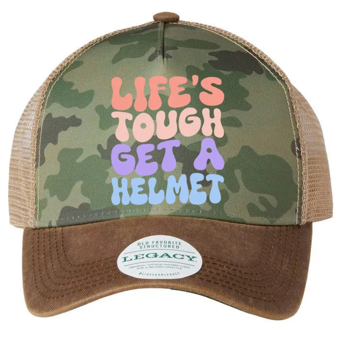 Lifes Tough Get A Helmet Legacy Tie Dye Trucker Hat