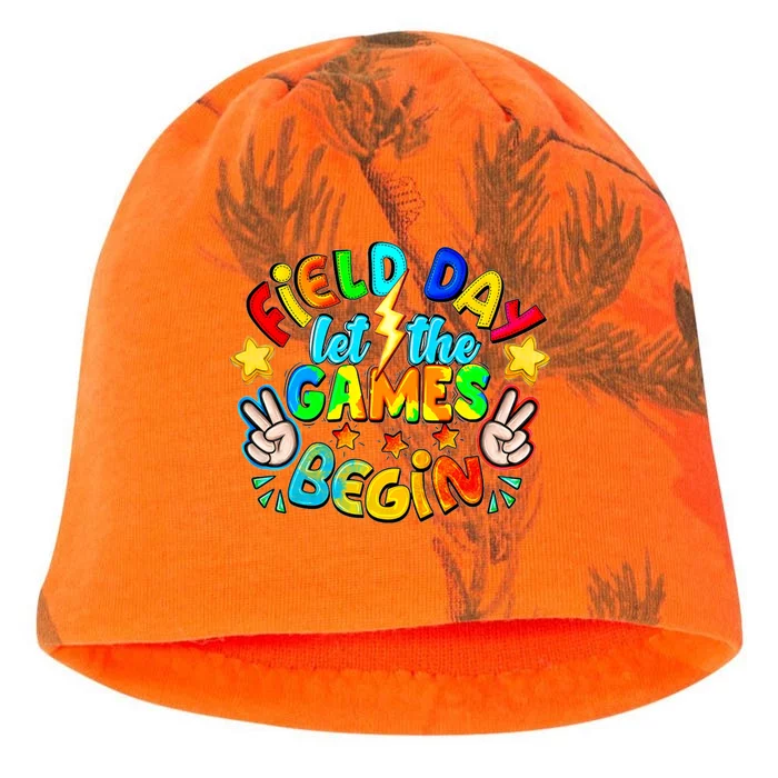 Let The Games Begin Teachers Field Day Gift Kati - Camo Knit Beanie