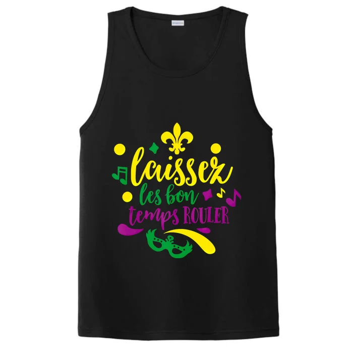 Let The Good Times Roll Mardi Gras Parade Masquerade Party Gift Performance Tank