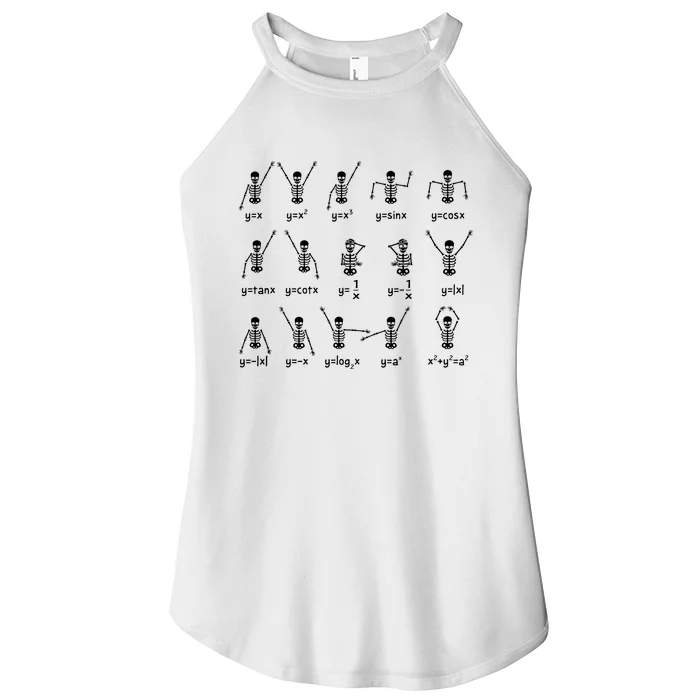 Lazy Teacher Halloween Shirts Trick Or Teach Teacher Skeleton Women’s Perfect Tri Rocker Tank