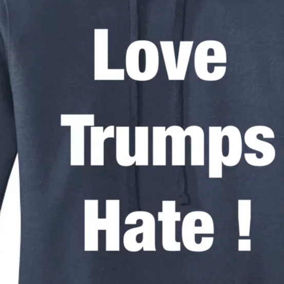 Love Trumps Hate Cool Gift Women's Pullover Hoodie