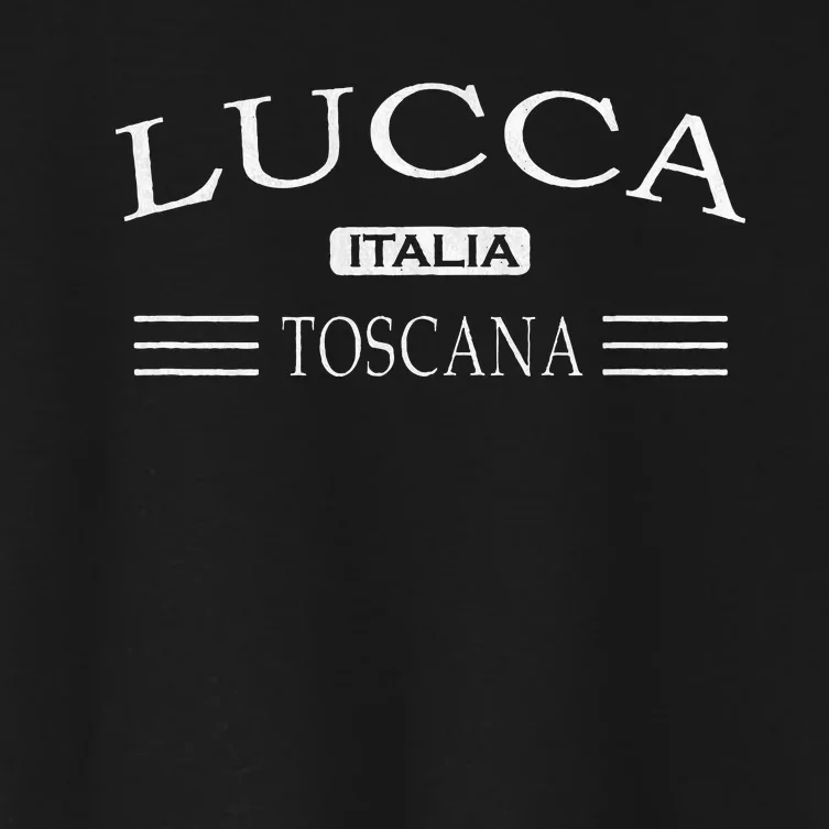 Lucca Toscana Italia Lucca Tuscany Italy Women's Crop Top Tee