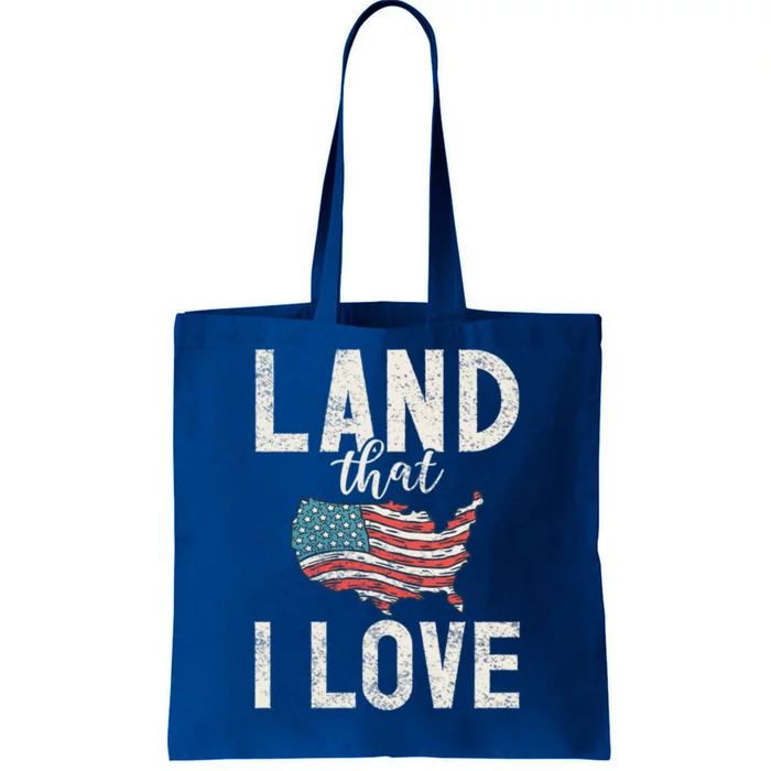 Land That I Love Usa America Independence Gift Tote Bag