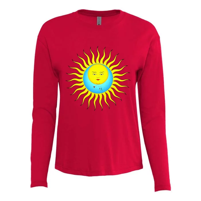 Larks Tongues In Aspic Womens Cotton Relaxed Long Sleeve T-Shirt