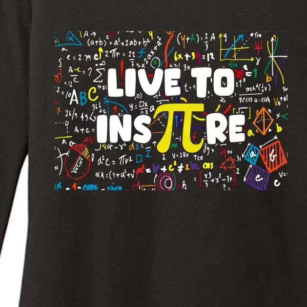 Live To Inspire Pi 3 14 Math Teacher Pi National Day Gift Womens CVC Long Sleeve Shirt