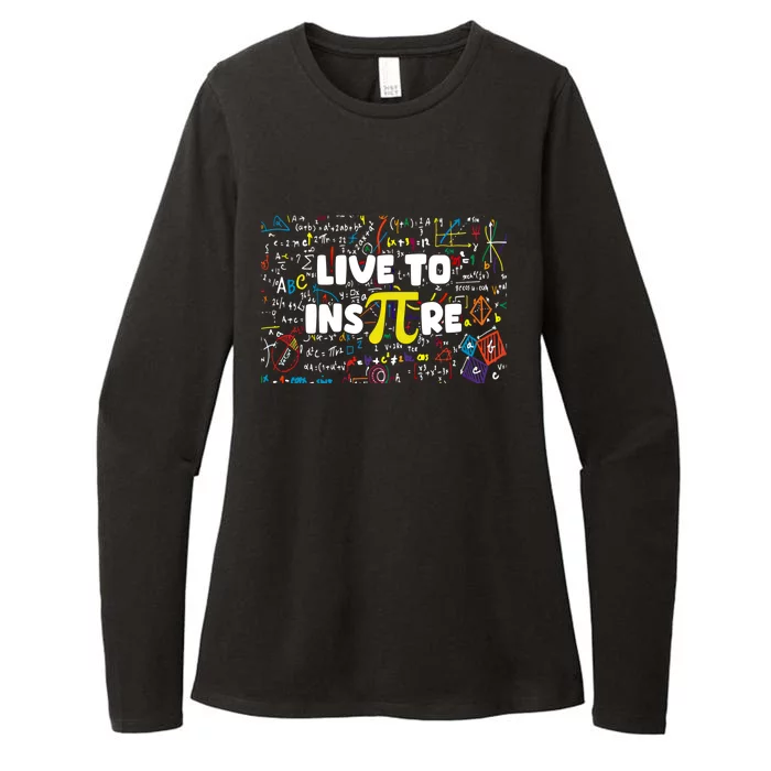 Live To Inspire Pi 3 14 Math Teacher Pi National Day Gift Womens CVC Long Sleeve Shirt