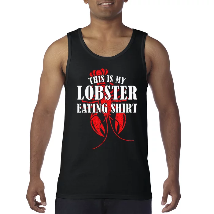 Lobster This is My Lobster Eating Tank Top