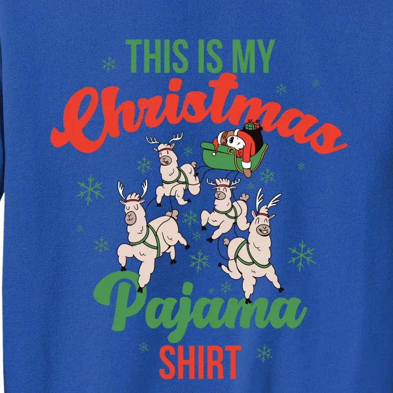 Llama This Is My Christmas Pajama Gift Sweatshirt