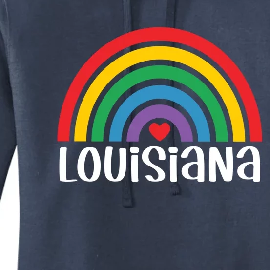 Louisiana Travel I Love Louisiana Usa Gift Women's Pullover Hoodie