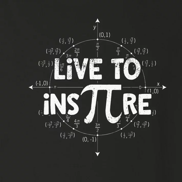 Live to Inspire Pi Day 3.14 Math funny teacher Toddler Long Sleeve Shirt