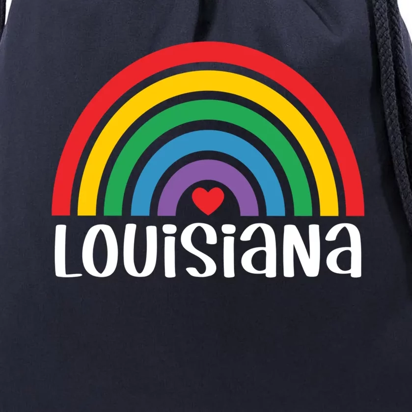 Louisiana Travel I Love Louisiana Usa Gift Drawstring Bag