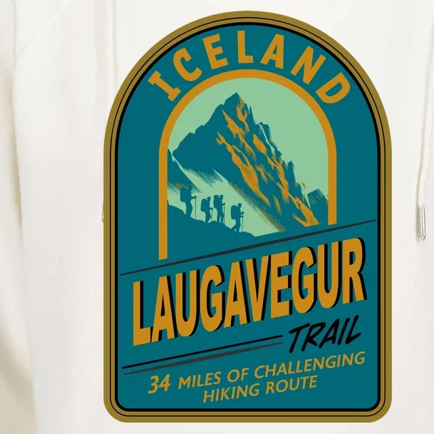 Laugavegur Trail Iceland Womens Funnel Neck Pullover Hood