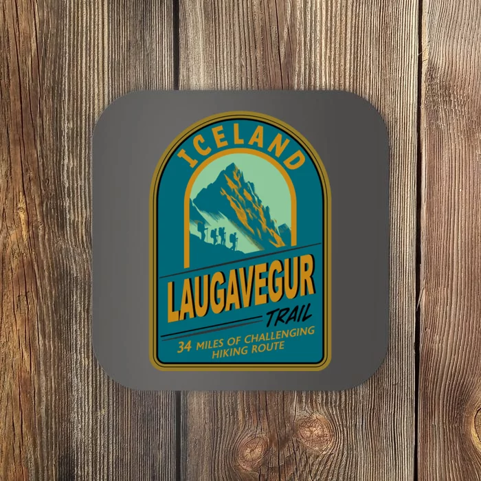 Laugavegur Trail Iceland Coaster