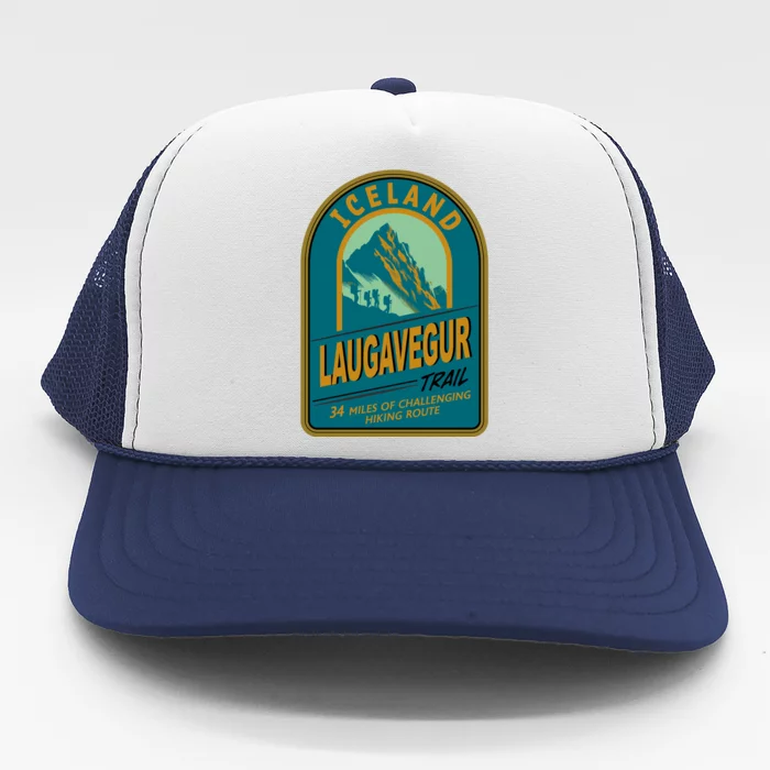 Laugavegur Trail Iceland Trucker Hat