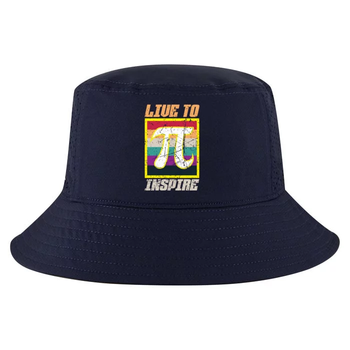 Live To Inspire Pi Day 3 14 March 14th Math Teacher Pi Gift Cool Comfort Performance Bucket Hat