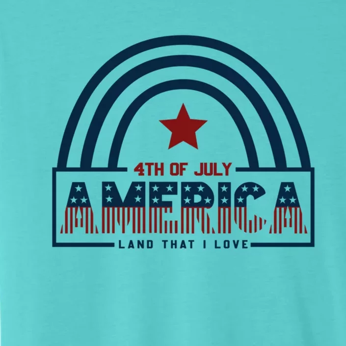 Land That I Love 4th Of July Usa Flag Labor Memorial Day Great Gift ChromaSoft Performance T-Shirt