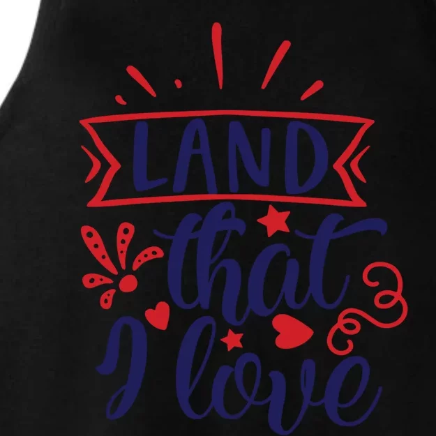 Land That I Love Gift Ladies Tri-Blend Wicking Tank