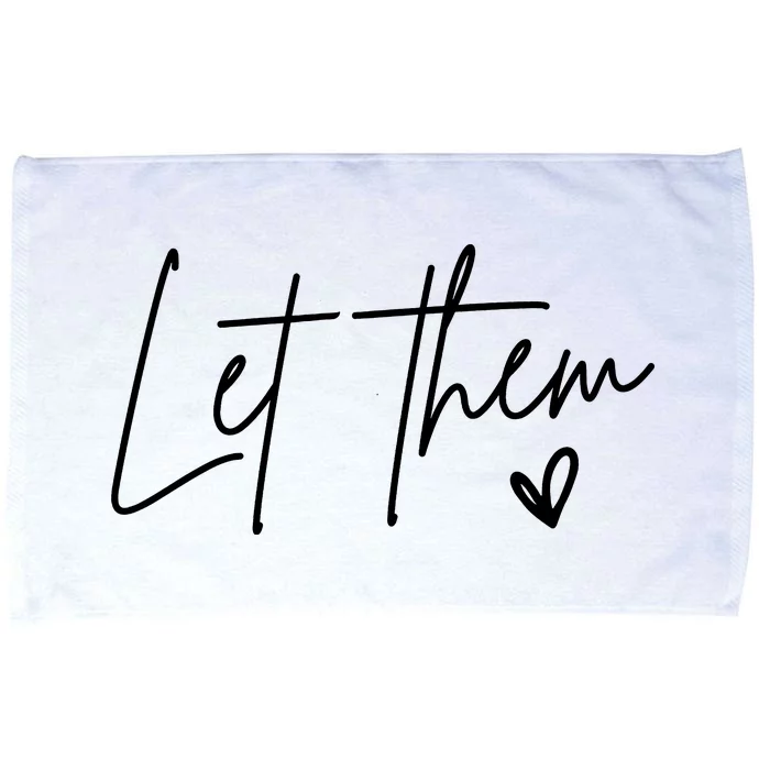 Let Them Inspirational Gifts Microfiber Hand Towel