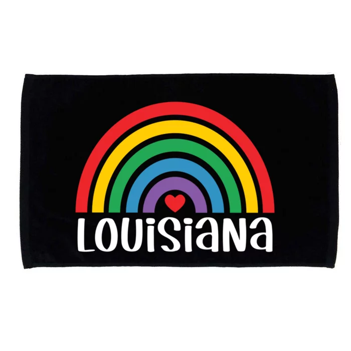 Louisiana Travel I Love Louisiana Usa Gift Microfiber Hand Towel