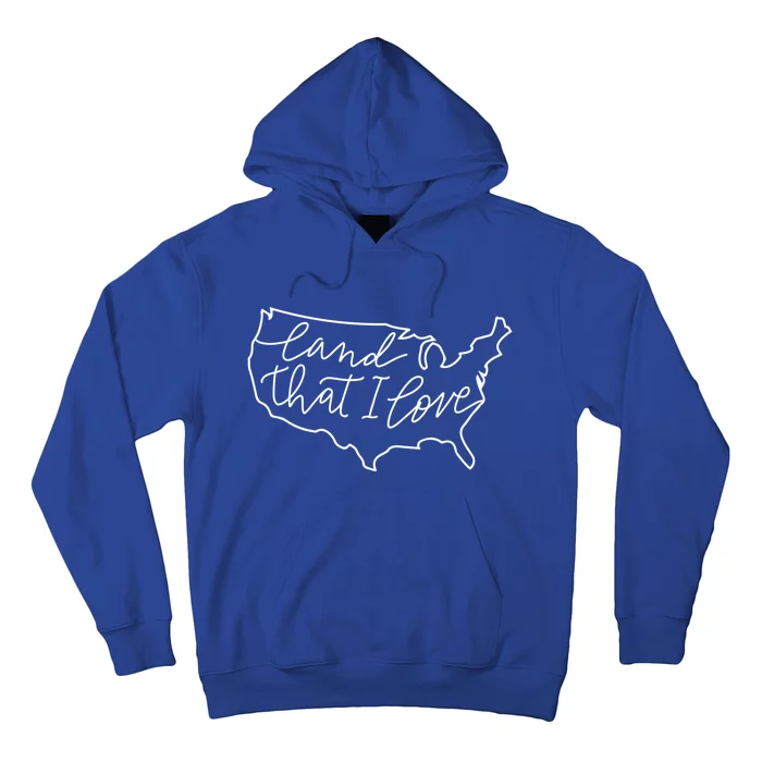 Land That I Love America Gift Hoodie