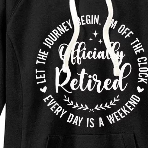 Let The Journey Begin Im Of The Clock Women's Fleece Hoodie