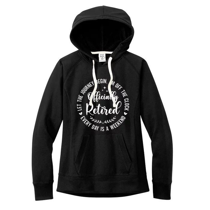 Let The Journey Begin Im Of The Clock Women's Fleece Hoodie