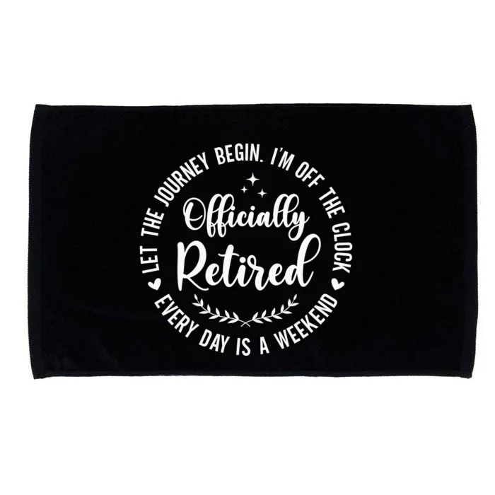 Let The Journey Begin Im Of The Clock Microfiber Hand Towel