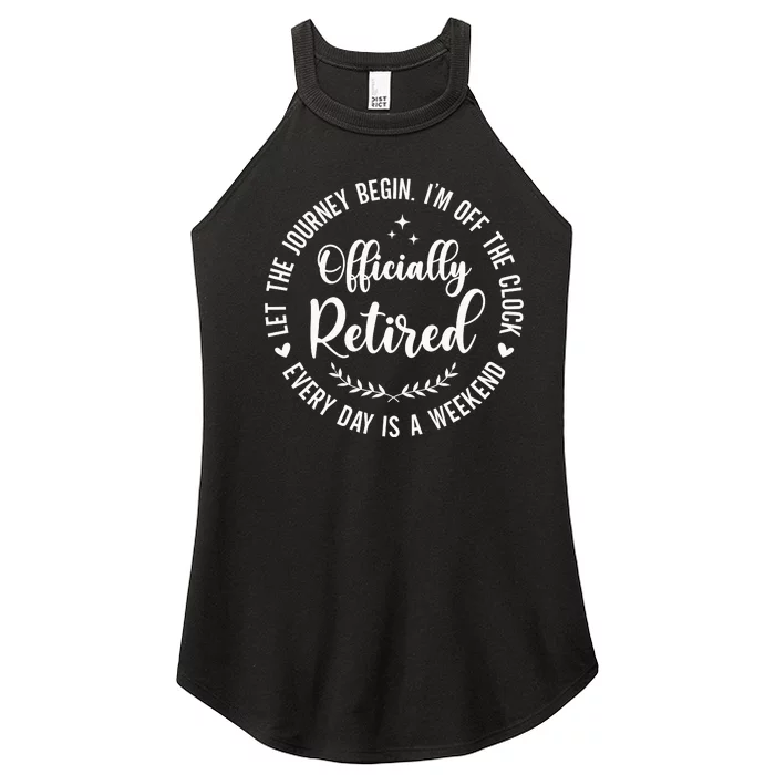 Let The Journey Begin Im Of The Clock Women’s Perfect Tri Rocker Tank