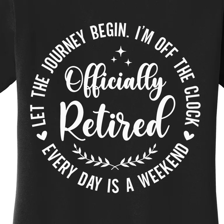 Let The Journey Begin Im Of The Clock Women's T-Shirt