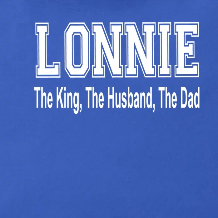 Lonnie The King The Husband The Dad Cute Gift Zip Tote Bag