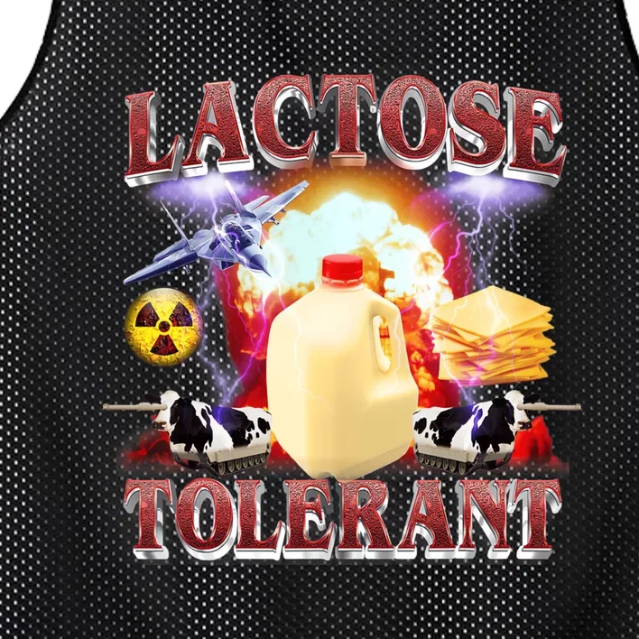 Lactose Tolerant Mesh Reversible Basketball Jersey Tank