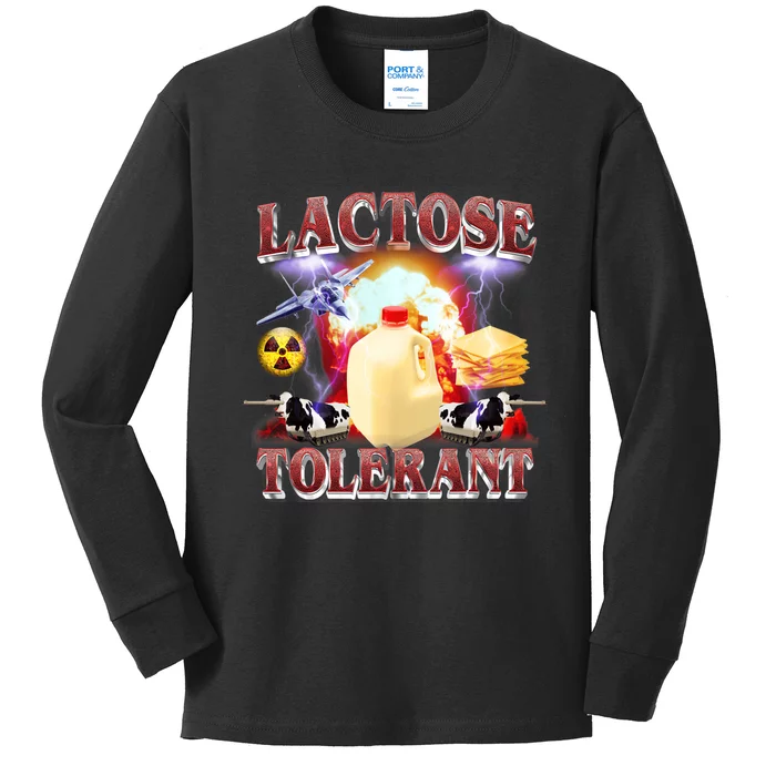 Lactose Tolerant Kids Long Sleeve Shirt