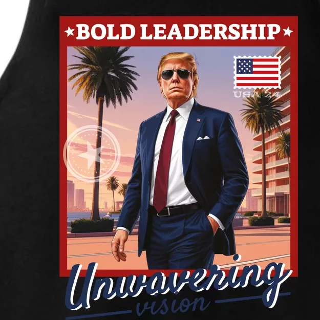 Leadership Trump Ladies Tri-Blend Wicking Tank