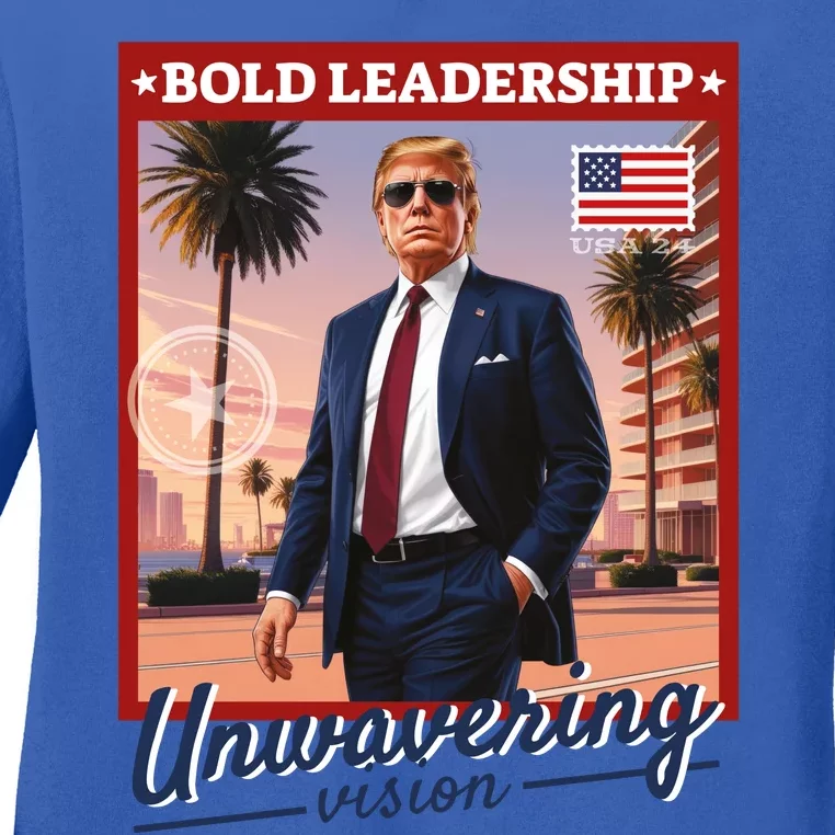 Leadership Trump Ladies Long Sleeve Shirt