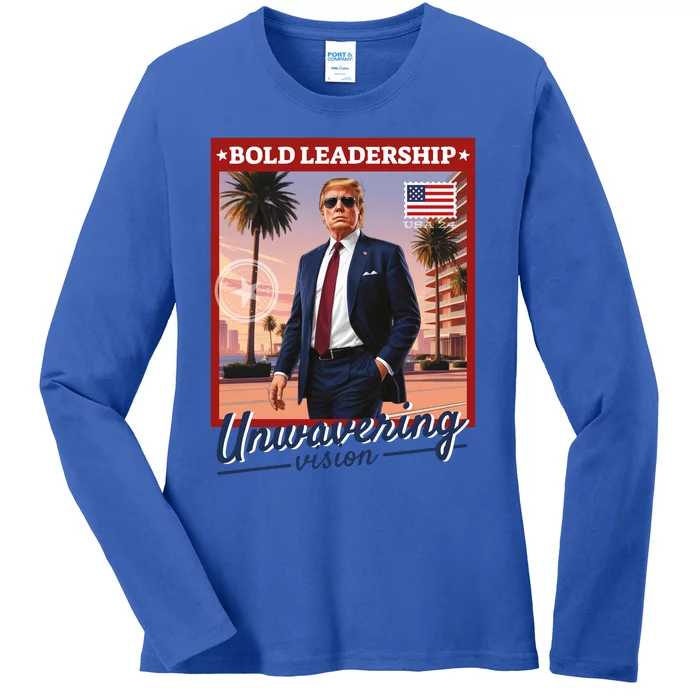 Leadership Trump Ladies Long Sleeve Shirt