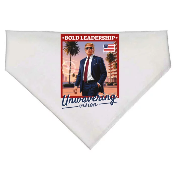 Leadership Trump USA-Made Doggie Bandana