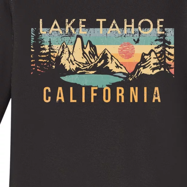 Lake Tahoe Baby Long Sleeve Bodysuit