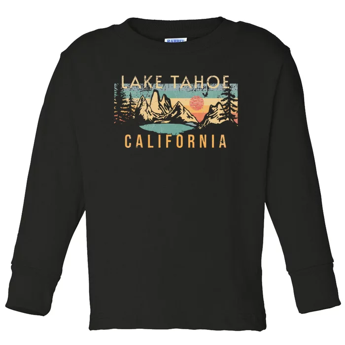 Lake Tahoe Toddler Long Sleeve Shirt