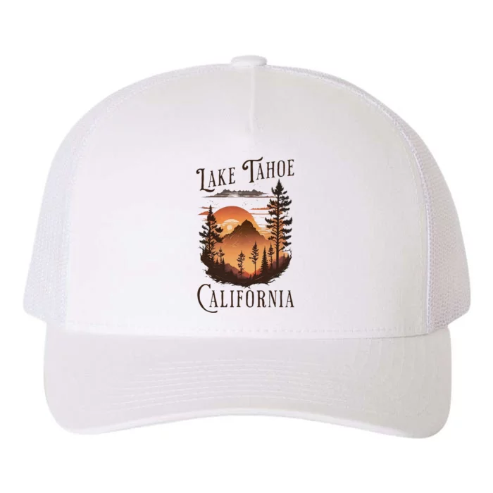 Lake Tahoe Yupoong Adult 5-Panel Trucker Hat