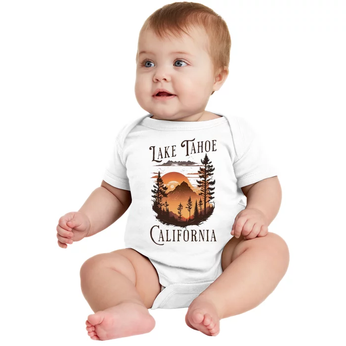 Lake Tahoe Baby Bodysuit