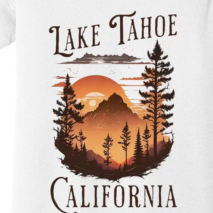 Lake Tahoe Baby Bodysuit