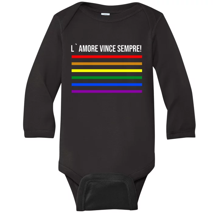 Lgbt T Baby Long Sleeve Bodysuit